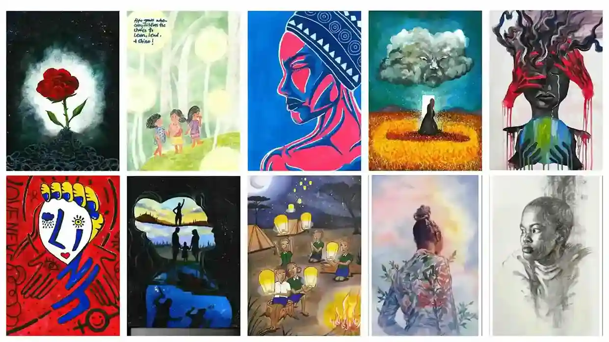 Artwork of the art exhibition
